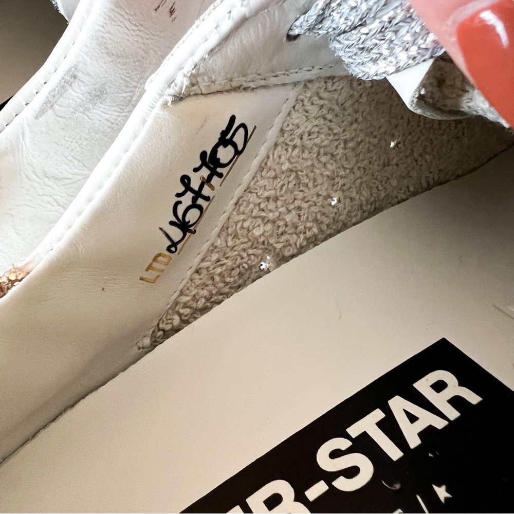 ✨Private Edition✨ Golden Goose Superstar Leather Glitter Low-Top Sneakers - Picture 7 of 8